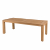 MACABANE - Table à manger DENVER 220 x 100cm couleur naturelle