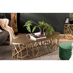 MACABNE - Table basse ovale...
