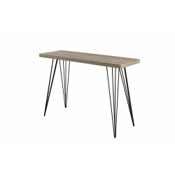 MACABANE - Console rectangulaire pieds métal scandi