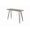 MACABANE - Console rectangulaire pieds métal scandi