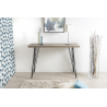 MACABANE - Console rectangulaire pieds métal scandi