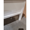 MACABANE - Table basse blanche avec tiroirs