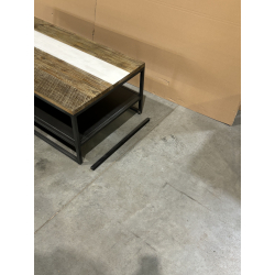 MACABANE - Table basse avec tablette