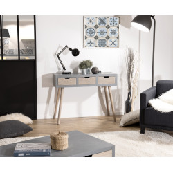 MACABANE - Console 3 tiroirs