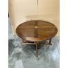 MACABANE - Table papillon en bois Teck huilé