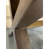 MACABANE - Table 180/240x100cm Teck huilé