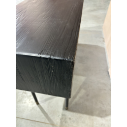 MACABANE - Console noire cannage