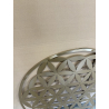 MACABANE - Décoration murale ronde 95x95cm métal doré
