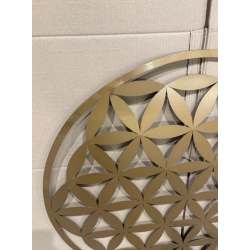 MACABANE - Décoration murale 95x95cm doré