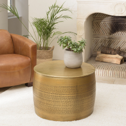MACABANE - Table basse alu...