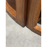MACABANE - Table basse ronde 2 tabourets avec coussins
