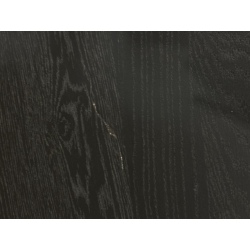 MACABANE - Table à manger rect. 220x100cm noire pieds en chêne massif