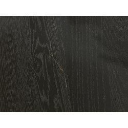 MACABANE - Table à manger rect. 220x100cm noire pieds en chêne massif