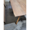 MACABANE - Table à manger 220x100cm teck recyclé pieds teck