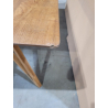 MACABANE - Table à manger 220x100cm teck recyclé pieds teck