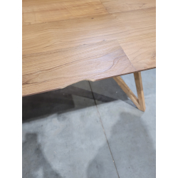 MACABANE - Table à manger 220x100cm teck recyclé pieds teck