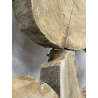 MACABANE - Décoration murale 120x70cm formes arrondies teck, cadre naturel