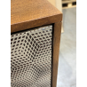 MACABANE - Buffet en bois de manguier 4 portes motifs ethniques