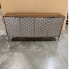 MACABANE - Buffet en bois de manguier 4 portes motifs ethniques