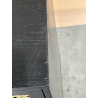MACABANE - Buffet bois noir 2 tiroirs cannage 2 portes