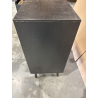 MACABANE - Buffet bois noir 2 tiroirs cannage 2 portes