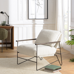 MACABANE - Fauteuil tissu...