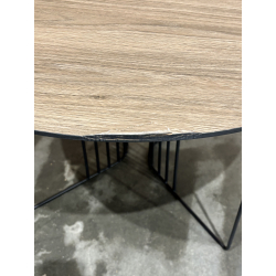 MACABANE - Table basse biseautée 70x70cm mocha