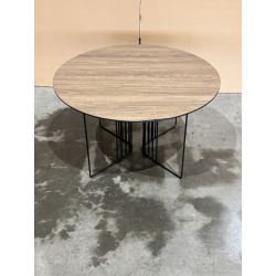 MACABANE - Table basse biseautée 70x70cm mocha