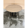 MACABANE - Table basse biseautée 70x70cm mocha