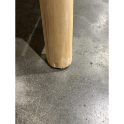 MACABANE - Table basse rect. BORNEO en branches de teck double plateau