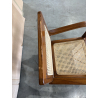 MACABANE - Fauteuil en mindi et cannage naturel