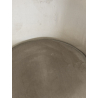 MACABANE - Lot de 2 chaises velours chamois pieds métal