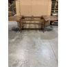MACABANE - Table ovale 200*120 en bois Teck huilé