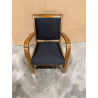 MACABANE - Fauteuil noir scandi