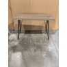 MACABANE - Console rectangulaire pieds métal scandi