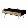MACABANE - Table basse 2 tiroirs Sapin