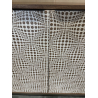 MACABANE - Buffet en bois de manguier 4 portes motifs ethniques
