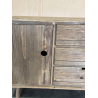 MACABANE - Buffet scandi bois 2 portes 3 tiroirs Sapin