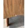 MACABANE - Buffet scandi bois 2 portes 3 tiroirs Sapin