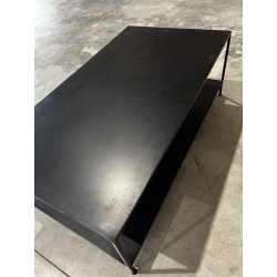 MACABANE - Table basse rectangulaire métal industrielle