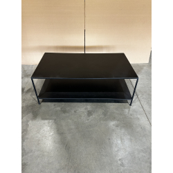 MACABANE - Table basse rectangulaire métal industrielle