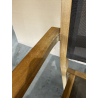 MACABANE - Fauteuil empilable textilène taupe