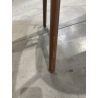 MACABANE - Lot de 2 chaises de jardin bistrot en acier textilène taupe