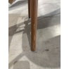 MACABANE - Lot de 2 chaises de jardin bistrot en acier textilène taupe