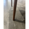 MACABANE - Lot de 2 chaises de jardin bistrot en acier textilène taupe