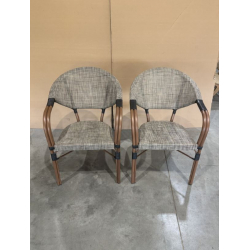 MACABANE - Lot de 2 chaises...