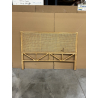 MACABANE - Tête de lit rect. 140/160cm "cannage" rotin couleur brun miel