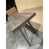MACABANE - Console rectangulaire pieds métal scandi