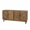MACABANE - Buffet 4 portes bois Pin recyclé