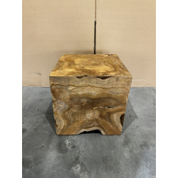 MACABANE - Cube bois nature